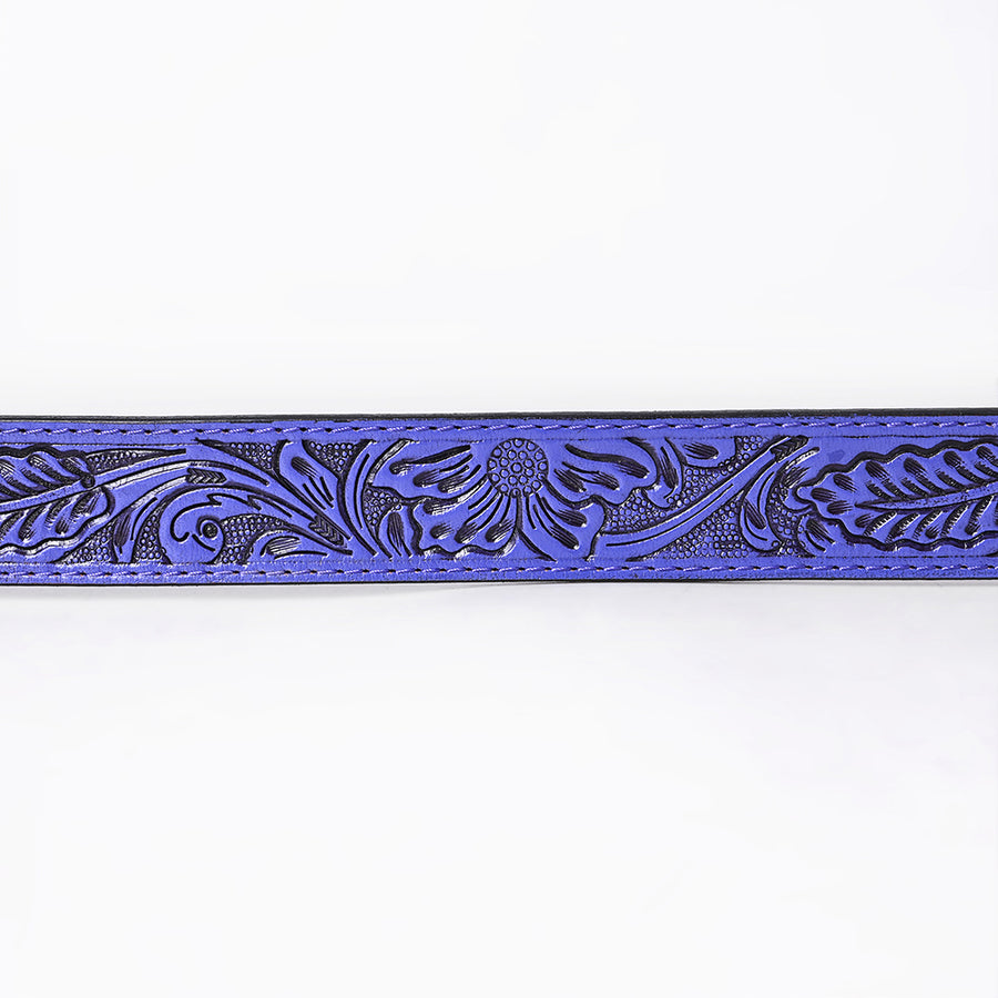 American Darling Belt Beautifully Hand Tooled Leather Unisex | Western Handcrafted