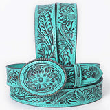 Beautifully hand tooled Genuine American Leather Belt Men and  Women