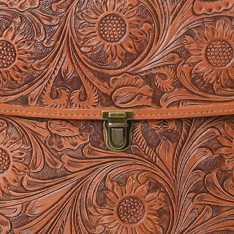 American Darling Tote Hand Tooled Genuine Leather Women Bag Western Handbag Purse | Travel Bags