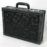 American Darling Jewelry Case Hand Tooled Genuine Leather Women Bag Western Handbag Purse |Briefcase