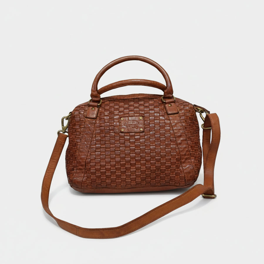 Spaghetti Western SWL108 Crossbody Genuine Leather Braiding Women Bag Handbag Purse