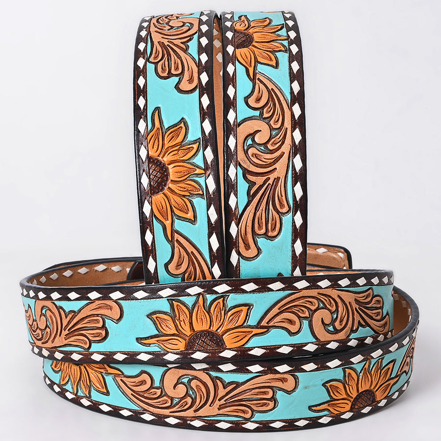 American Darling Beautifully Hand tooled Leather Unisex Belt| Western Belt | Handcrafted