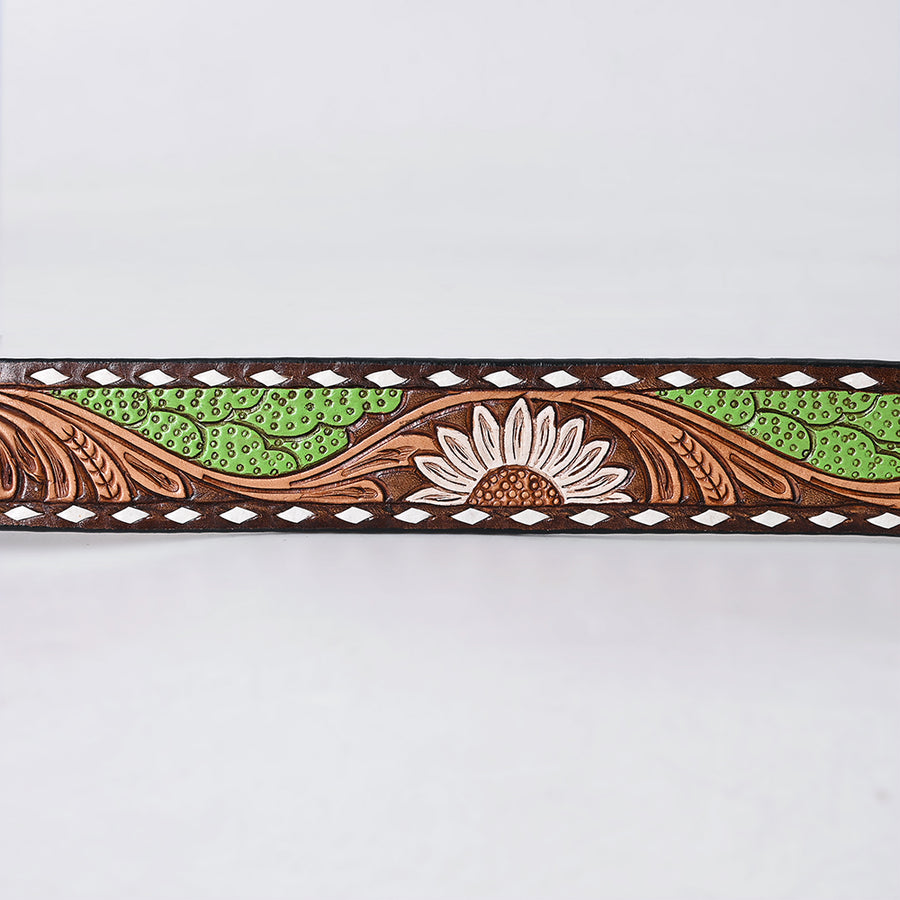 American Darling Beautifully Hand tooled Leather Unisex Belt| Western Belt | Handcrafted