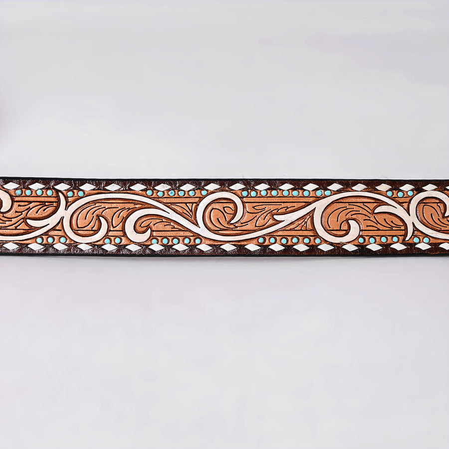 American Darling Beautifully Hand tooled Leather Unisex Belt| Western Belt | Handcrafted