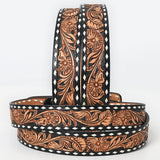 Beautifully Hand Tooled Genuine American Leather Belt Men and Women