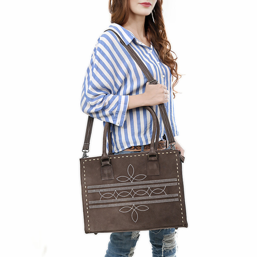 American Darling Tote Genuine Suede Leather Women Bag Western Handbag Purse | Travel Bags College Casual