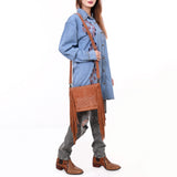 American Darling Cross Body I Genuine Leather Women Bag Western Handbag Purse