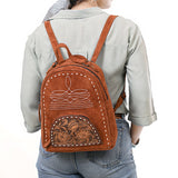 American Darling Backpack Hand Tooled Genuine Leather Women Bag Western Handbag Purse