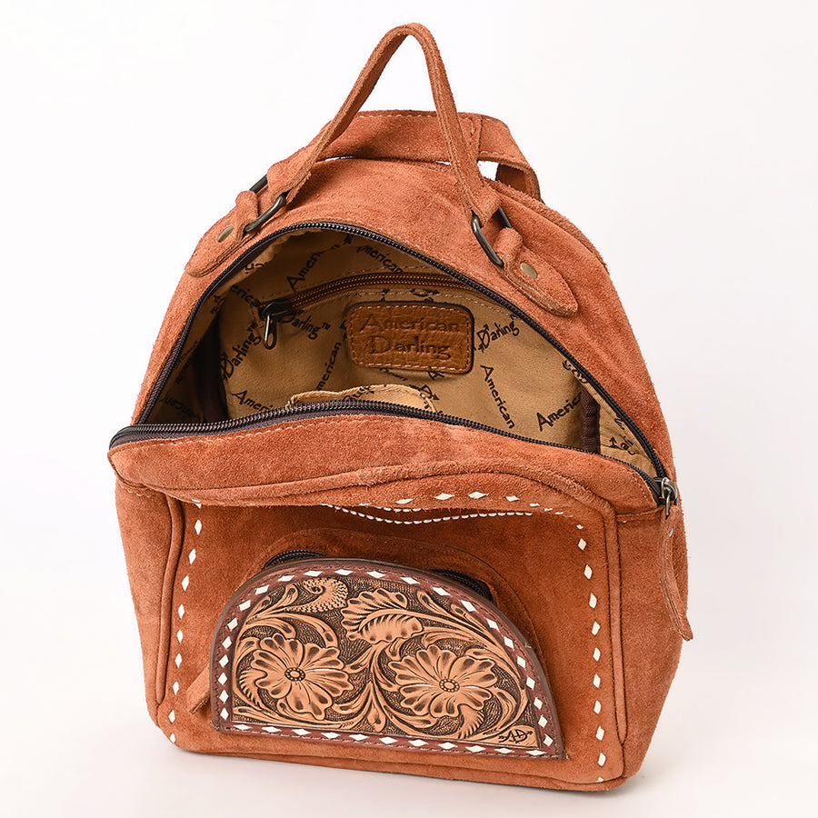 American Darling Backpack Hand Tooled Genuine Leather Women's Bag Western Handbag Purse | for Women Cute