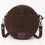 American Darling Canteen Genuine Suede Leather women bag western handbag purse