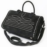 American Darling Genuine Suede Leather women bag western handbag purse