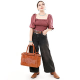 American Darling Genuine Suede Leather women bag western handbag purse