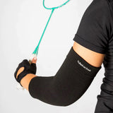 Large Back On Track New Physio Elbow Brace Comfortable Stretch Black