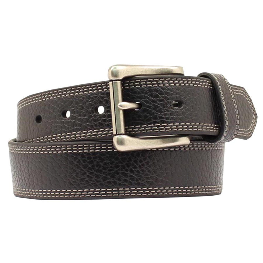 46" Nocona Western 1-1/2" Wide Heavy-Duty men's Genuine Leather Belt Black - Uhorse