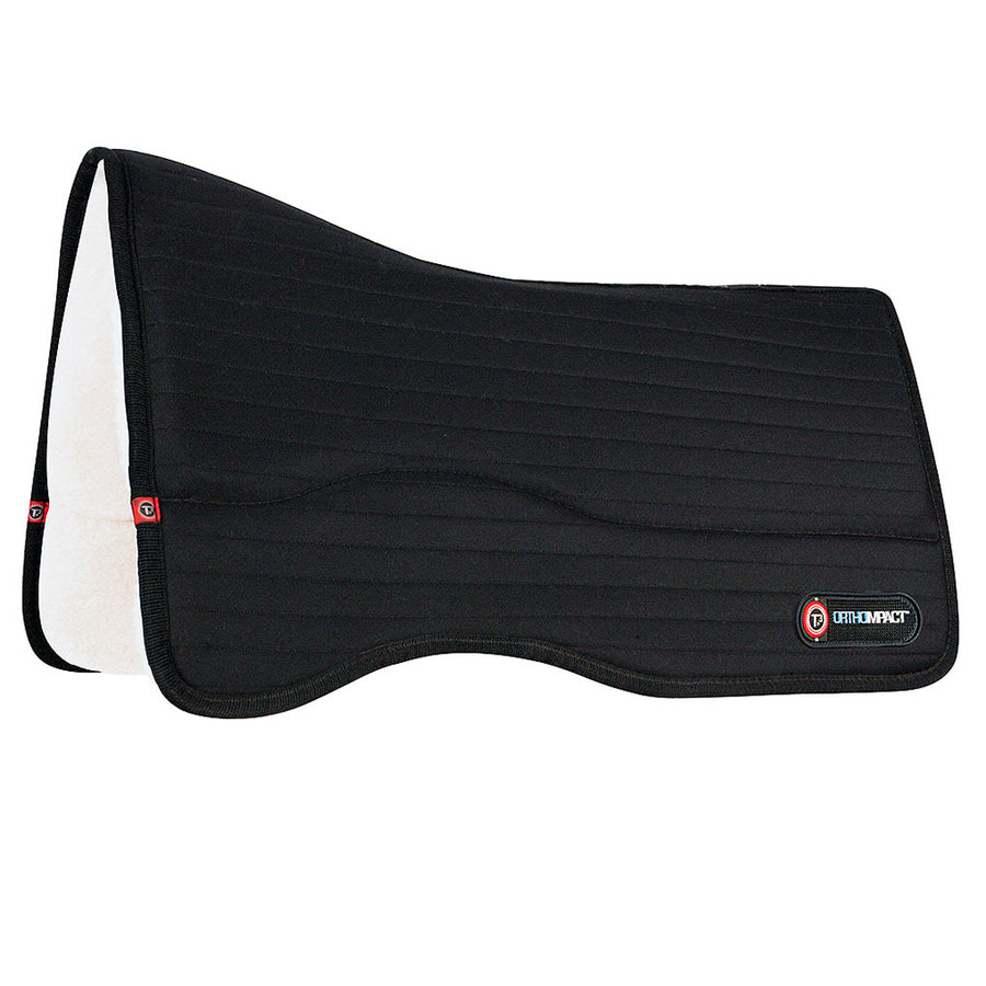 Toklat W. H. T3 Matrix Performance ORTHO WoolBack Saddle Pad Black – by Hilason – Cowboy and equestrian accessories