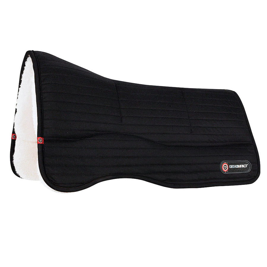 Toklat W. H. T3 Matrix Shim ORTHO WoolBack Saddle Pad Black by Hilason – Cowboy and equestrian accessories