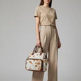 American Darling Western Leather Backpack Bag with Hair-On Cowhide, Genuine Full-Grain Leather, Eco-Friendly Vegetable-Tanned Build, Spacious Interior, YKK Zipper