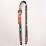 American Darling Hand Tooled Genuine Leather Crossbody Handle Strap for Bag
