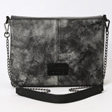 American Darling Envelope Hand Tooled Hair-On Genuine Leather Women Bag Western Handbag Purse | for