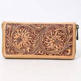 American Darling Clutch Beautifully Hand Tooled Genuine Leather women bag western handbag purse