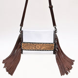 American Darling Crossbody Beautifully Hand Tooled Genuine Leather women bag western handbag purse