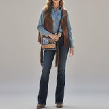 American Darling Clear Bag Beautifully Hand Tooled Genuine Leather Women Western Handbag Purse