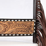 American Darling Clear Bag Beautifully Hand Tooled Genuine Leather Women Western Handbag Purse