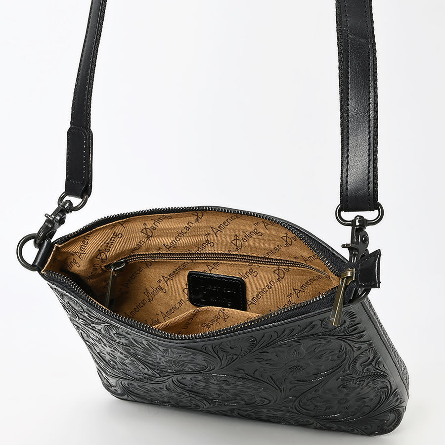 American Darling Crossbody Beautifully Hand Tooled Genuine Leather Women Bag Western Handbag Purse