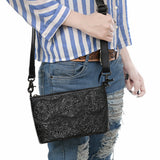 Small Crossbody Beautifully Hand Tooled Genuine Leather women bag western handbag purse