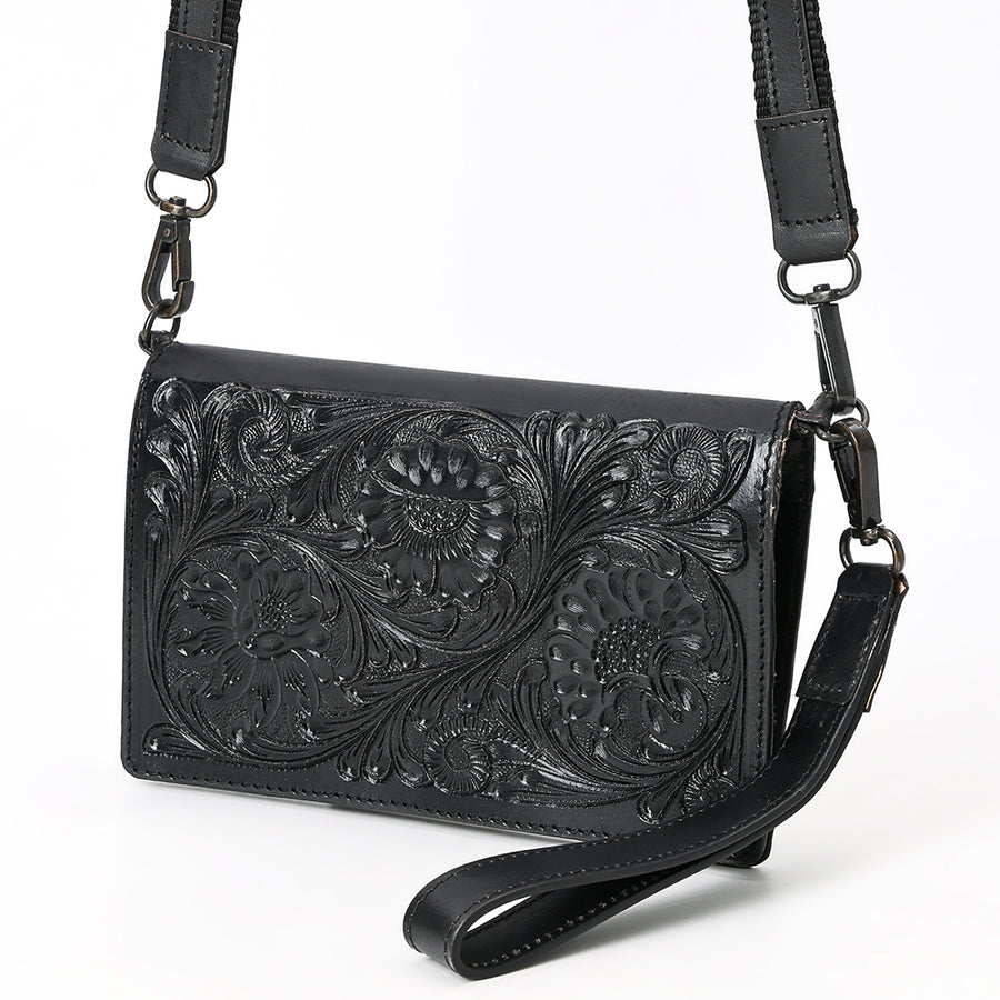 American Darling Wallet Beautifully Hand Tooled Genuine Leather Women Bag Western Handbag Purse | Handbags - Uhorse