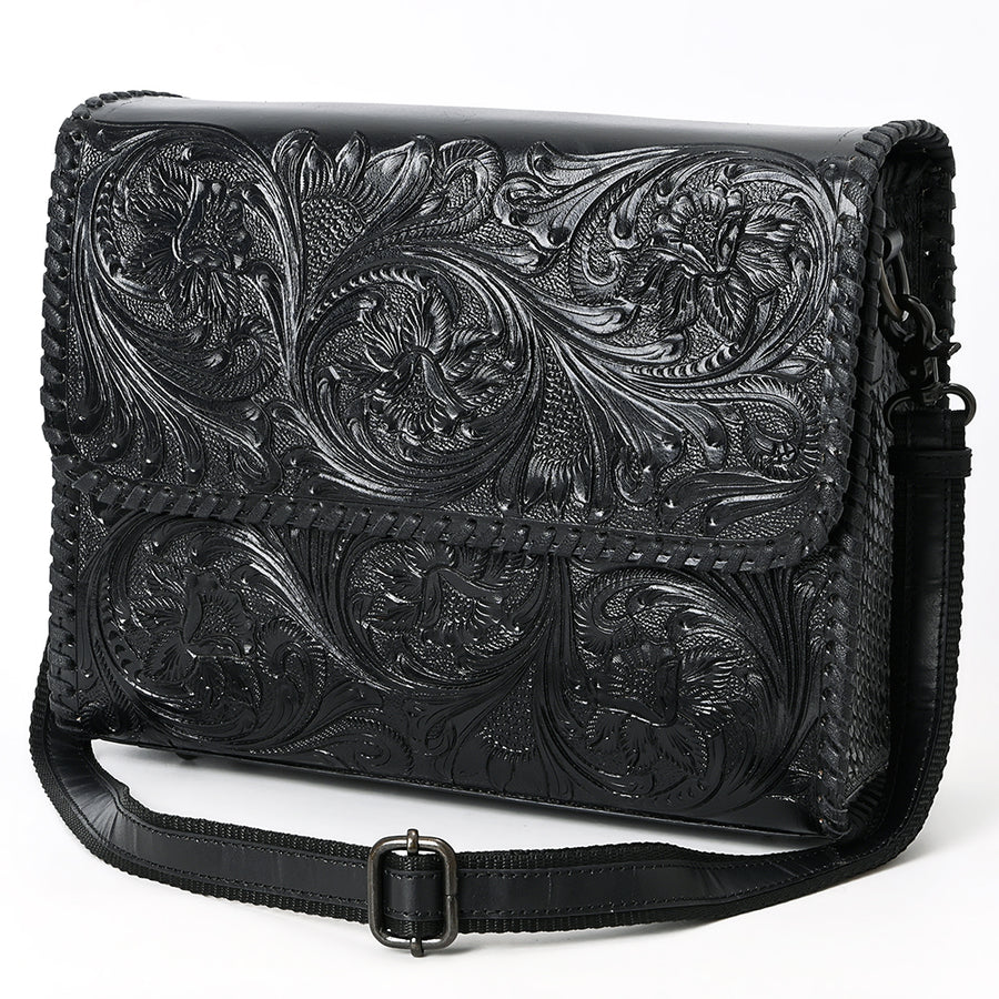 American Darling Wallet Beautifully Hand Tooled Genuine Leather Women Bag Western Handbag Purse | Handbags - Uhorse