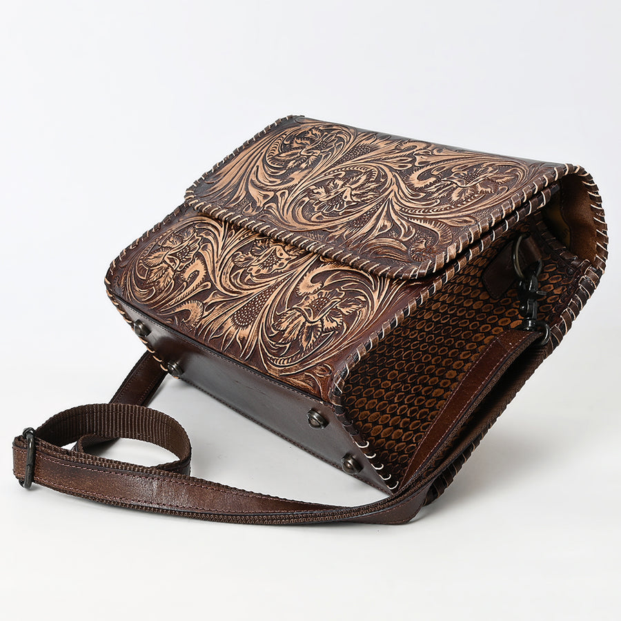 American Darling Wallet Beautifully Hand Tooled Genuine Leather Women Bag Western Handbag Purse | Handbags