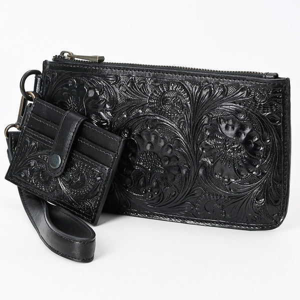 American Darling Wristlet Beautifully Hand Tooled Genuine Leather by Hilason – Cowboy and equestrian accessories