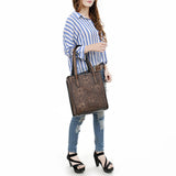 American Darling Tote Beautifully Hand Tooled Genuine Leather Women