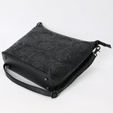 American Darling Large Crossbody Beautifully Hand Tooled Genuine Leather women bag western handbag purse