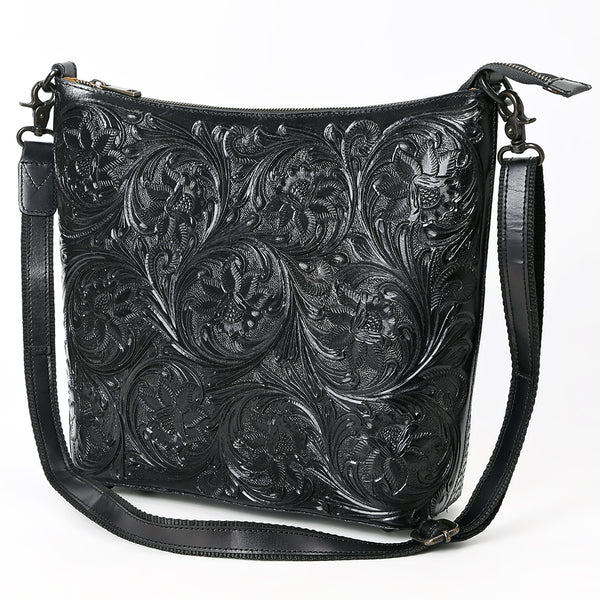 American Darling Large Crossbody Hand Tooled Genuine Leather Women Bag Western Handbag Purse - Uhorse