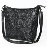American Darling Messenger Hand Tooled Genuine Leather Women Bag W. by Hilason – Cowboy and equestrian accessories