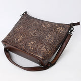 American Darling Large Crossbody Beautifully Hand Tooled Genuine Leather women bag western handbag purse