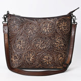 American Darling Large Crossbody Hand Tooled Genuine Leather Women Bag Western Handbag Purse