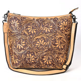 American Darling Large Crossbody Beautifully Hand Tooled Genuine Leather women bag western handbag purse