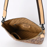 American Darling Large Crossbody Hand Tooled Genuine Leather Women Bag Western Handbag Purse