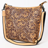 American Darling Messenger Hand Tooled Genuine Leather Women Bag Western Handbag Purse - Uhorse