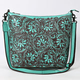 American Darling Large Crossbody Hand Tooled Genuine Leather Women Bag Western Handbag Purse