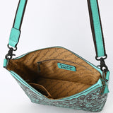 American Darling Large Crossbody Hand Tooled Genuine Leather Women Bag Western Handbag Purse