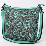 American Darling Large Crossbody Beautifully Hand Tooled Genuine Leather women bag western handbag purse