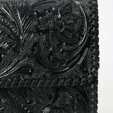 Clutch Beautifully Hand Tooled Genuine Leather women bag western handbag purse