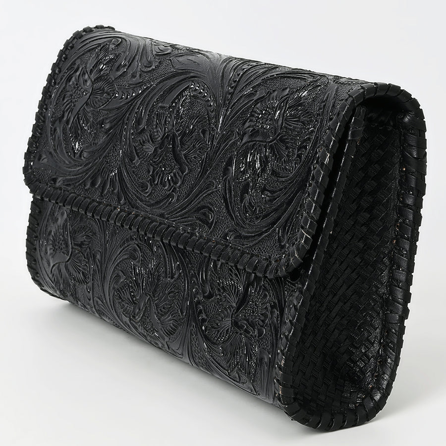 American Darling Clutch Beautifully Hand Tooled Genuine Leather women bag western handbag purse