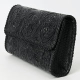 American Darling Clutch Beautifully Hand Tooled Genuine Leather women