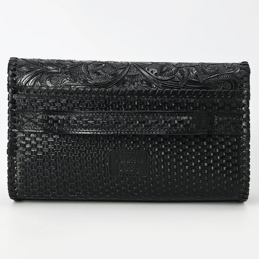 American Darling Clutch Beautifully Hand Tooled Genuine Leather women bag western handbag purse