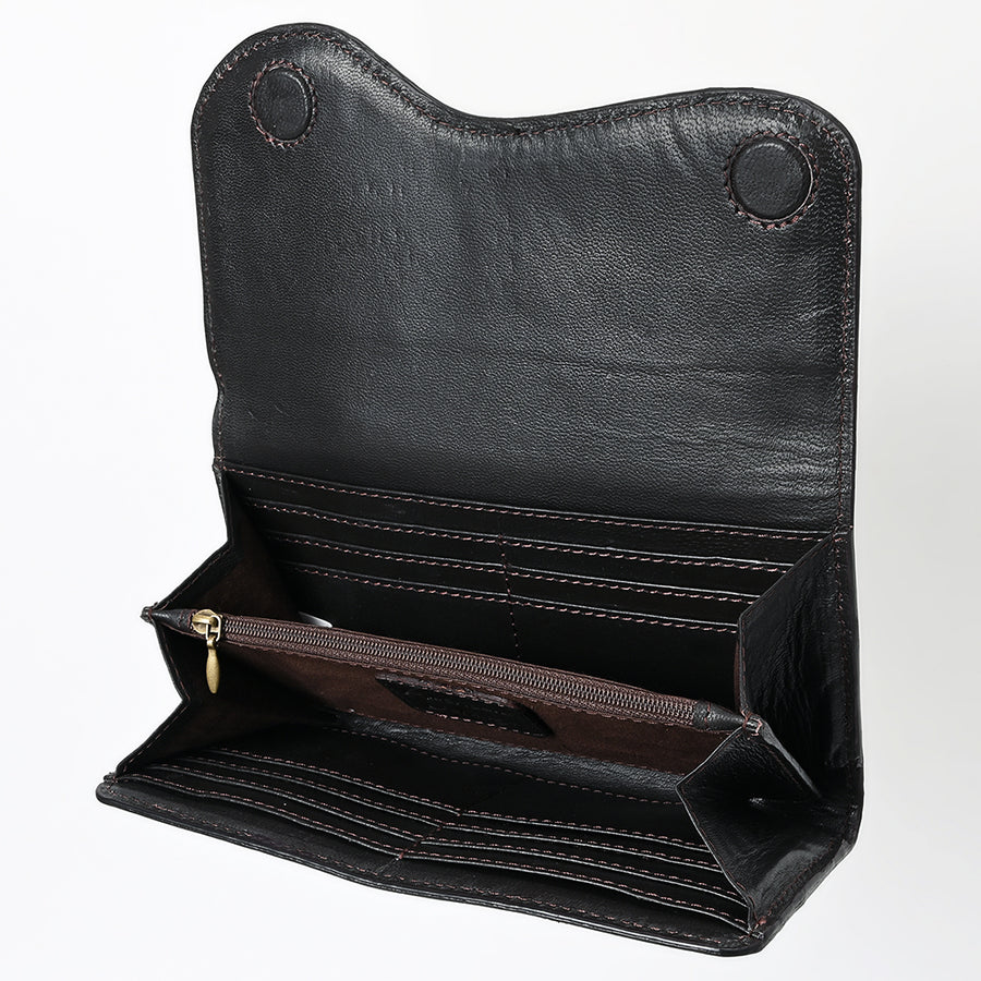 American Darling Clutch Beautifully Hand Tooled Genuine Leather women bag western handbag purse